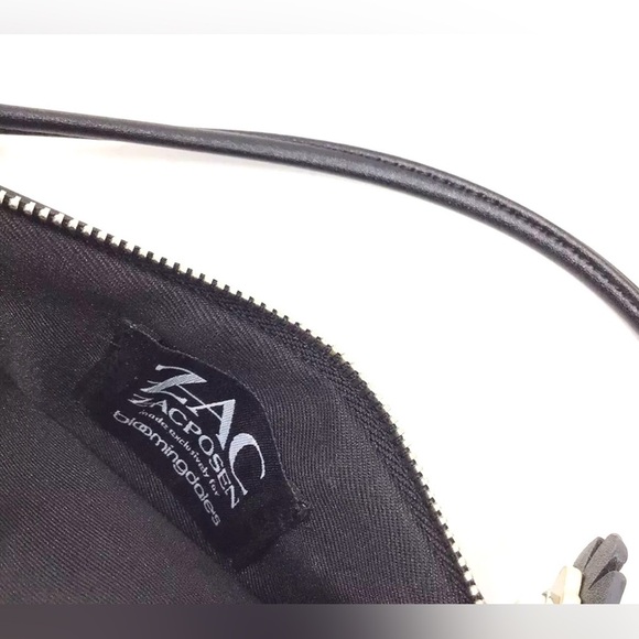 Zac posen Black mini Semi-Circular Crossbody Bag with Decorative Accent - Picture 7 of 7